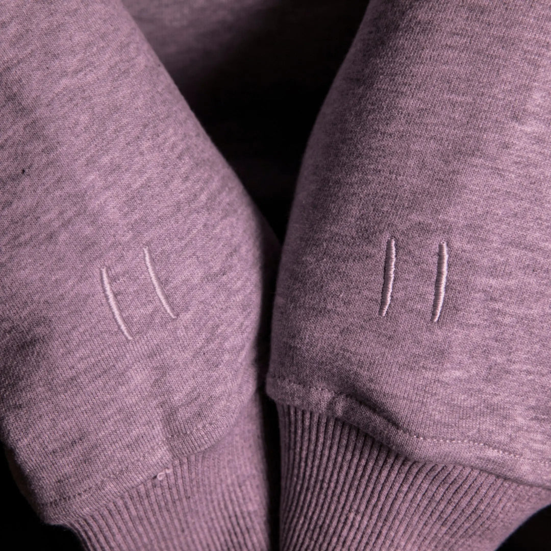 11/11 Hoodie Grey 11:11 Sleeves Details - Cactus Becks