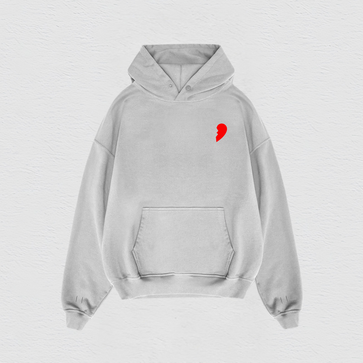 11/11 Hoodie: Red/Grey