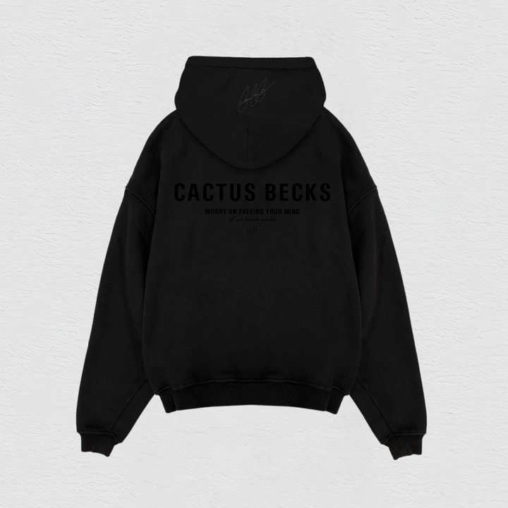 11/11 Hoodie: Black/Black