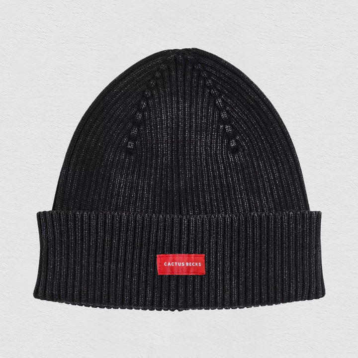 Washed Ribbed Beanie