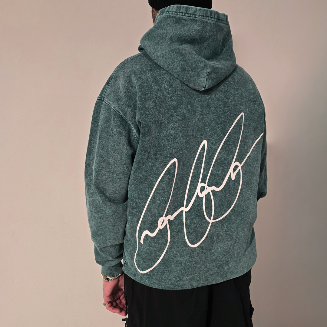 Green Signature Hoodie