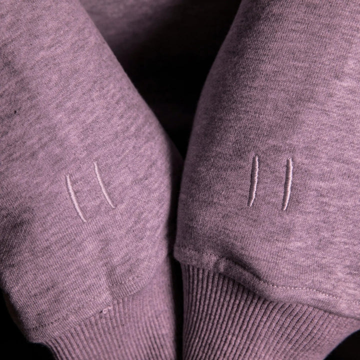 Cactus Becks 11/11 Hoodie: Red/Grey - Close Up 11:11