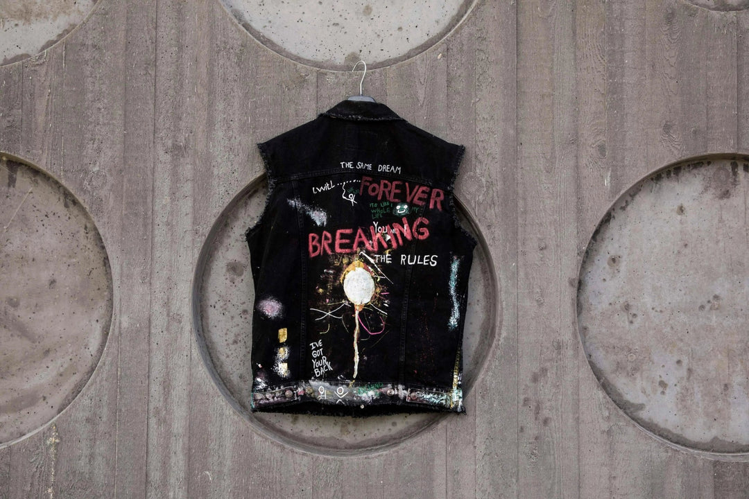 Custom Denim Jacket by Cactus Becks - #3 - Sketch "BADU" 2