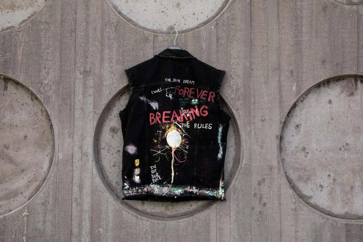 Custom Denim Jacket by Cactus Becks - #3 - Sketch "BADU" 2