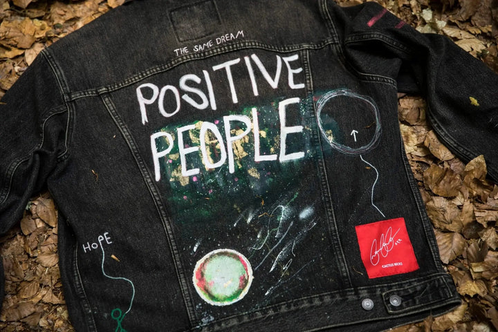 Custom Denim Jacket by Cactus Becks - #5 - Positive People 4