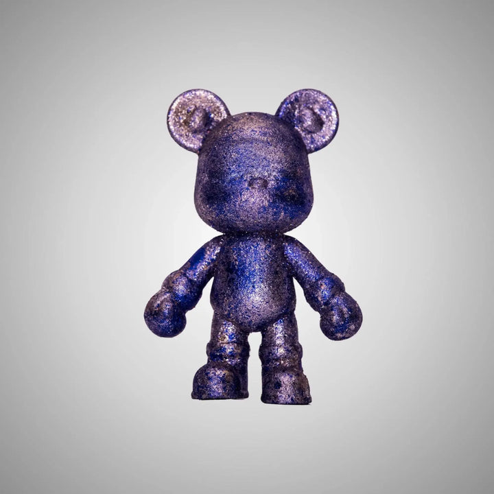 Enigma Bears #15 Blue Celestial - Collectible Art Sculpture by Cactus Becks 1