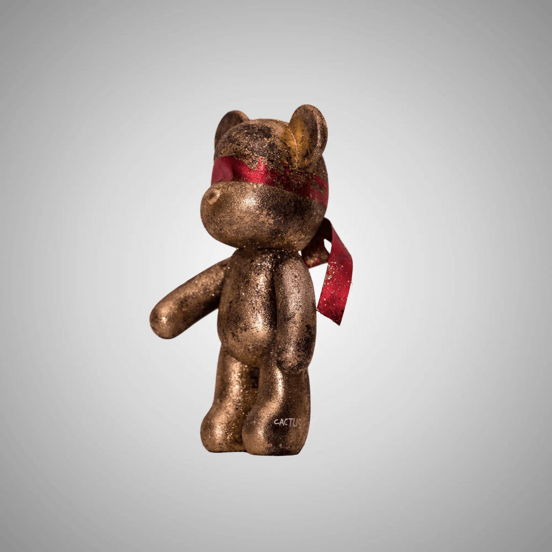 Enigma Bears #8 Urban Pulse - Collectible Art Sculpture by Cactus Becks 2