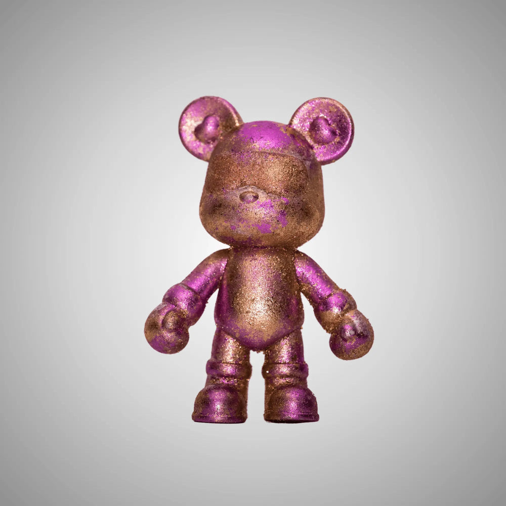 Enigma Bears #9 Glitz - Collectible Art Sculpture by Cactus Becks 2