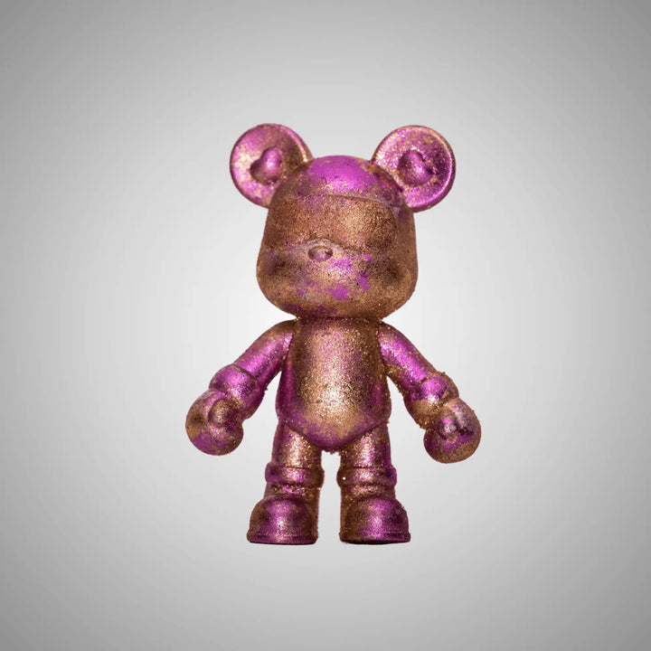 Enigma Bears #9 Glitz - Collectible Art Sculpture by Cactus Becks 2